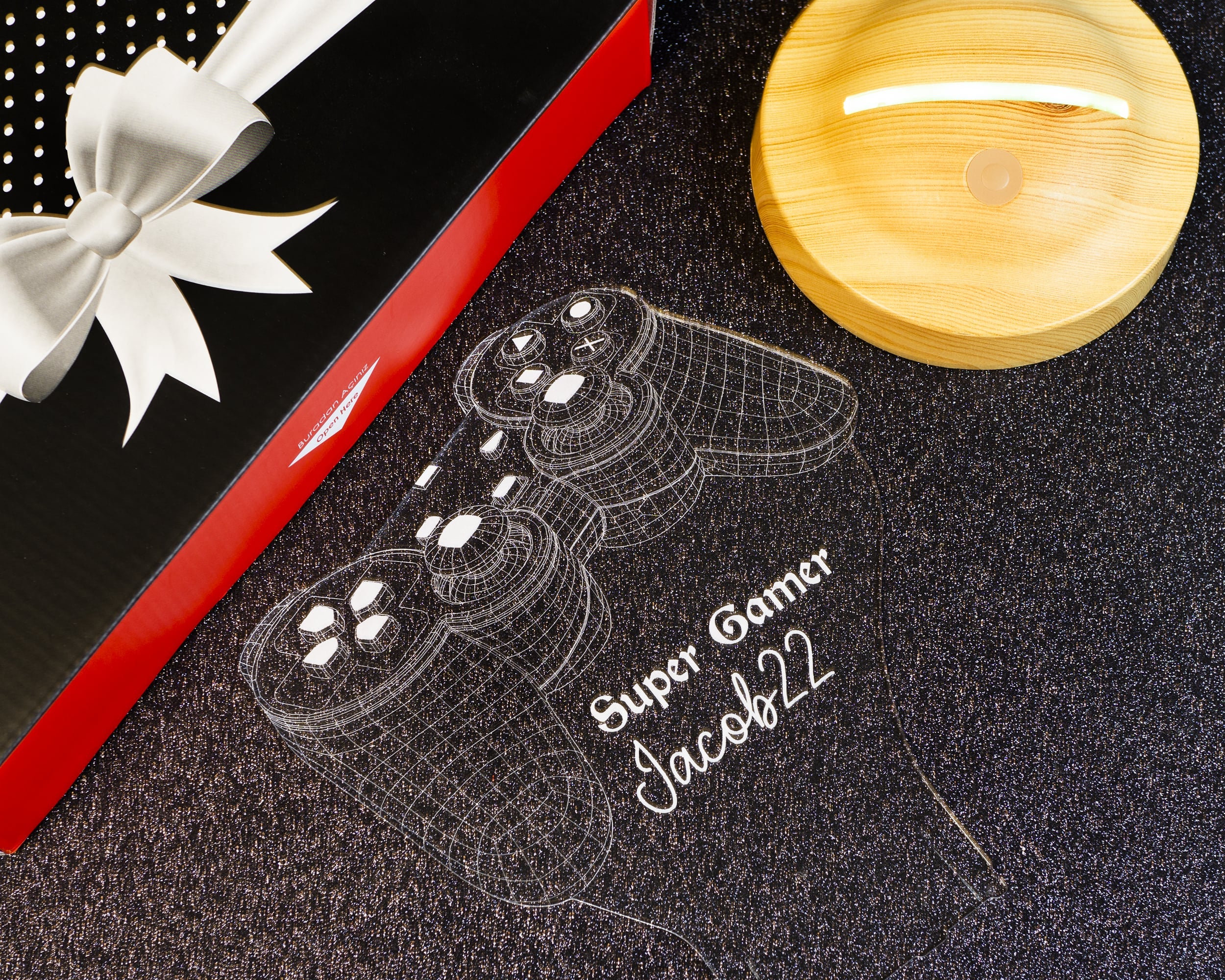 SPIELKONSOLE PERSONALISIERTE GESCHENKE MIT WUNSCHTEXT FÜR GAMER PS KONSOLE