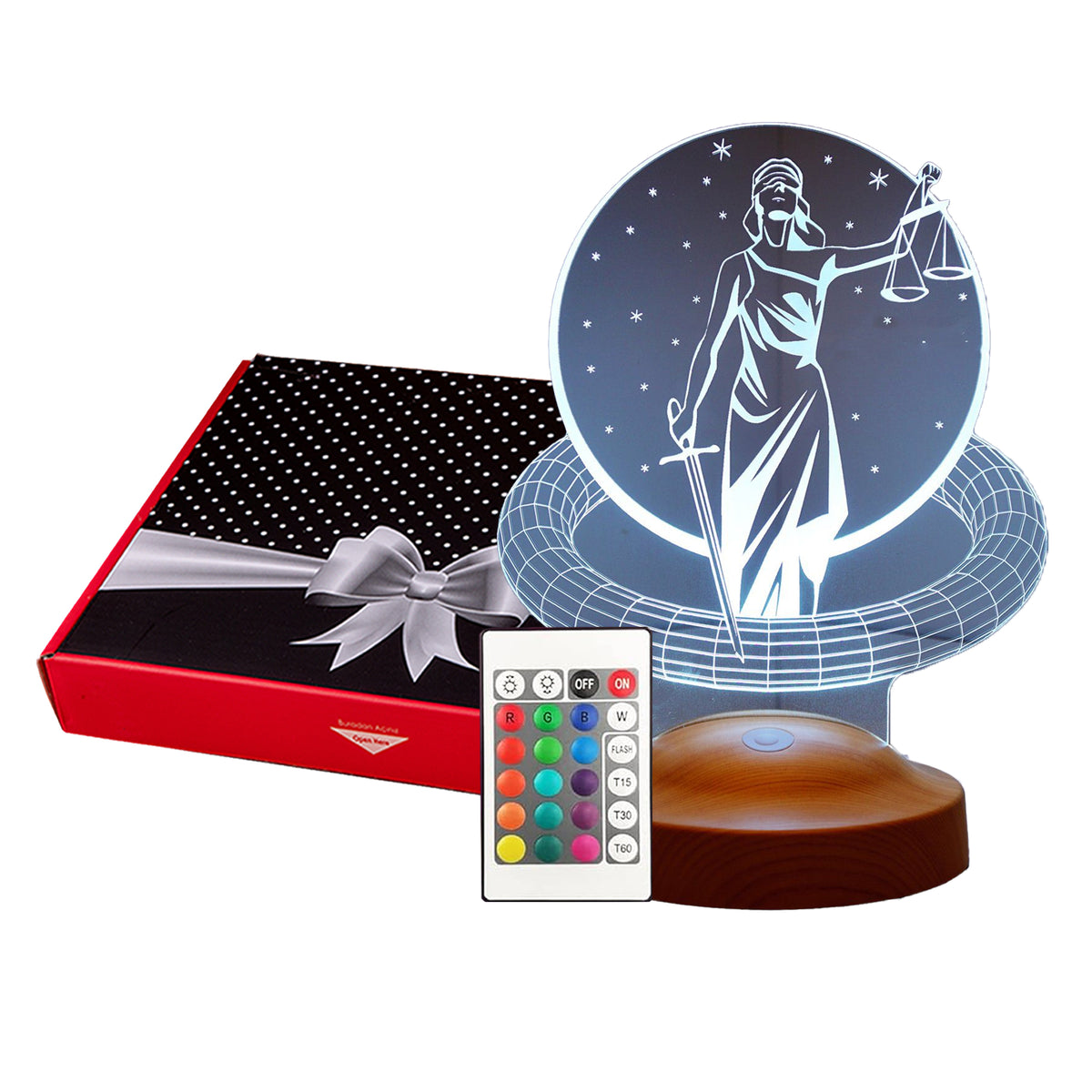 Geschenk für Berufs Einsteiger Anwaltslampe Rechtsanwalt/in Personalisierte Lampe