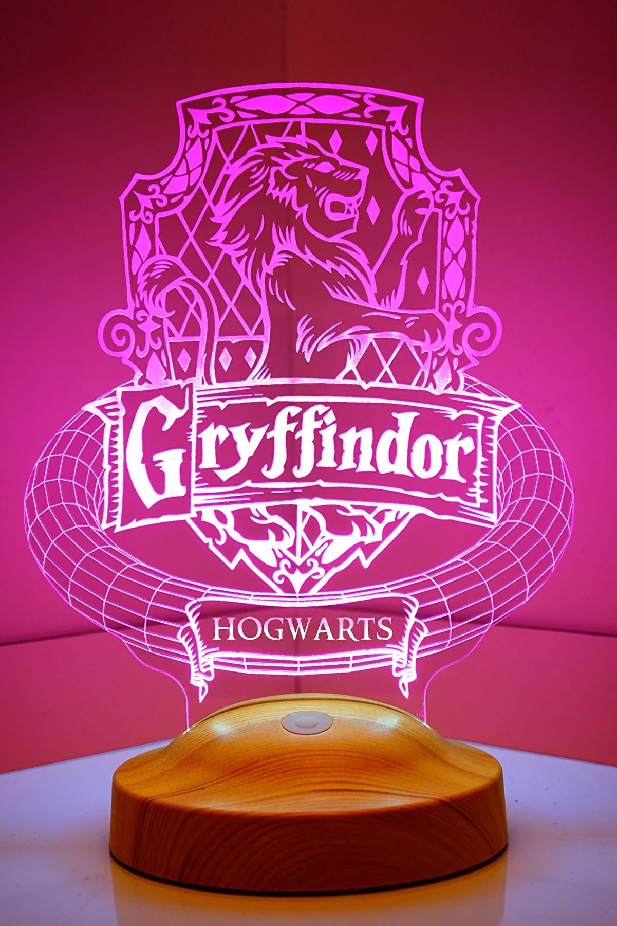 Gryffindor Personalisierte Harry Potter Hogwarts Geschenk Lampe mit Geschenkbox