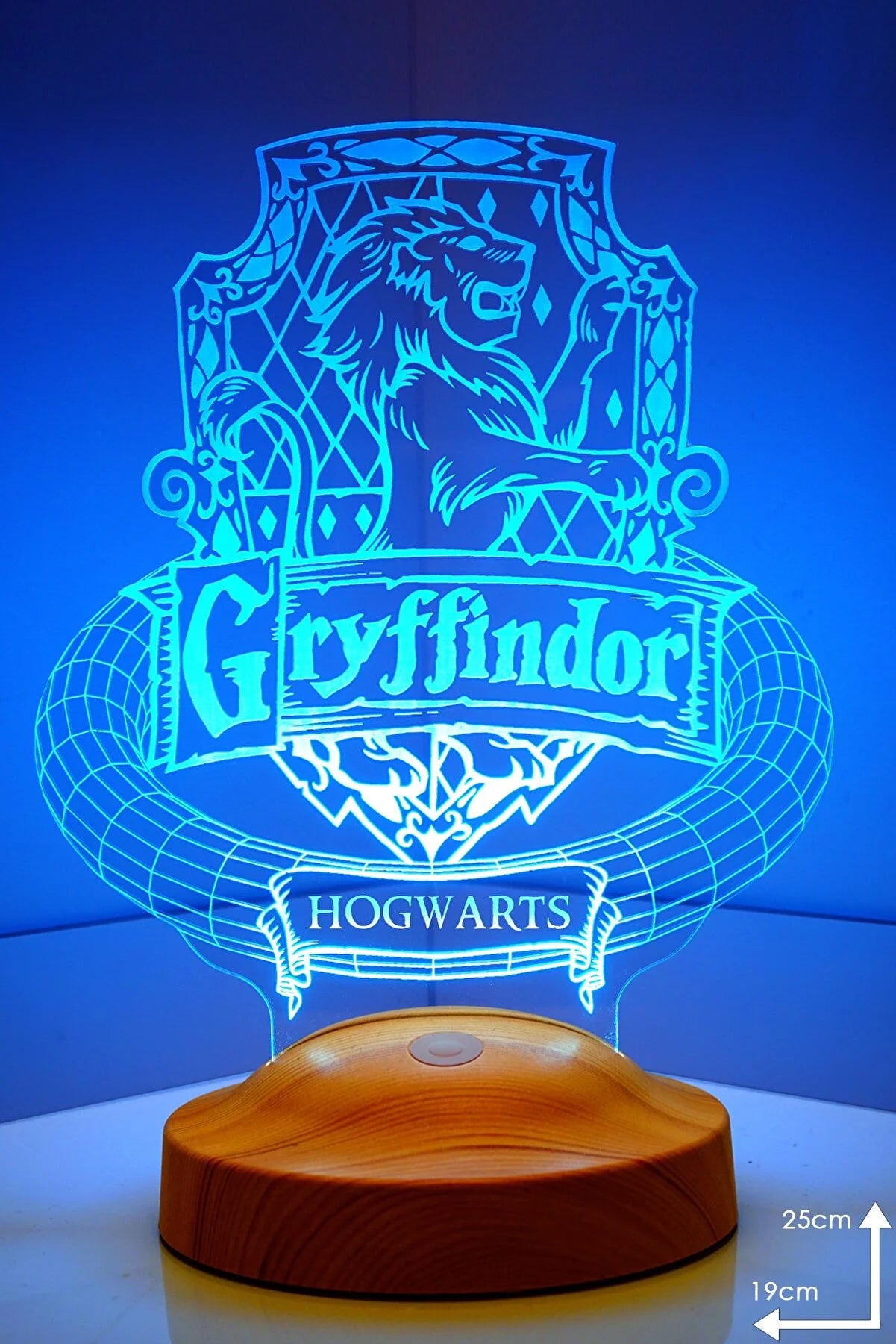 Gryffindor Personalisierte Harry Potter Hogwarts Geschenk Lampe mit Geschenkbox