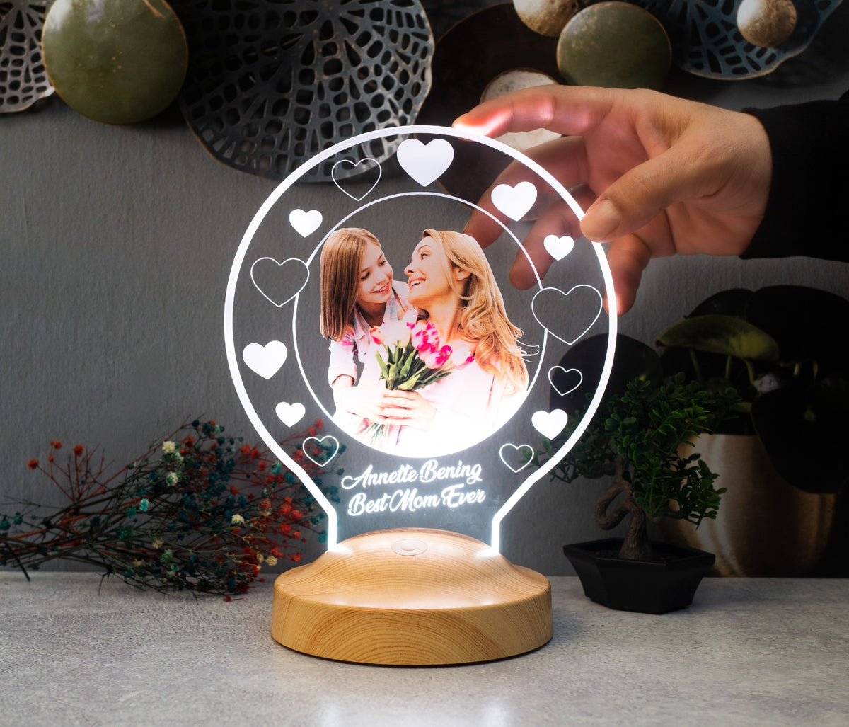 Fotogeschenke mit Wunschtext & eigenes Bild Round