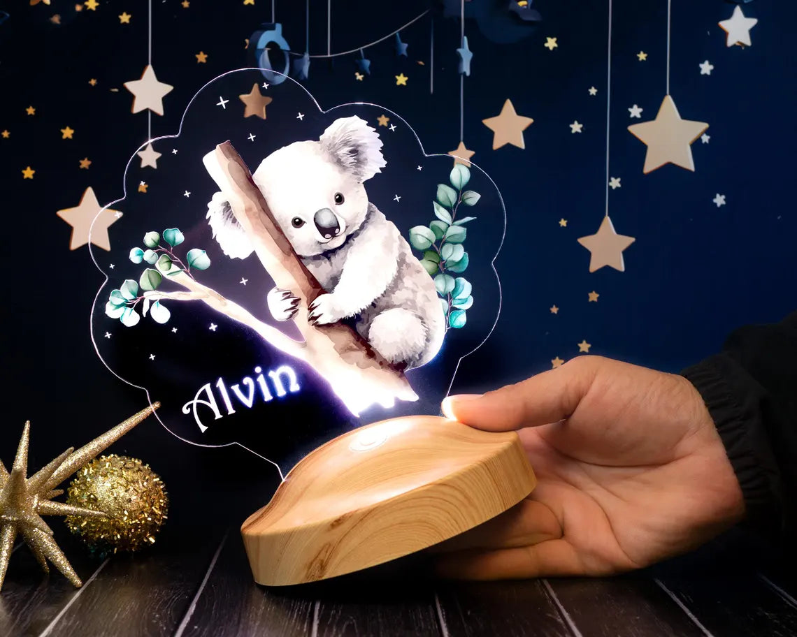 Personalisierte Koala LED Lampe – Das perfekte Geschenk für Jungen & Mädchen