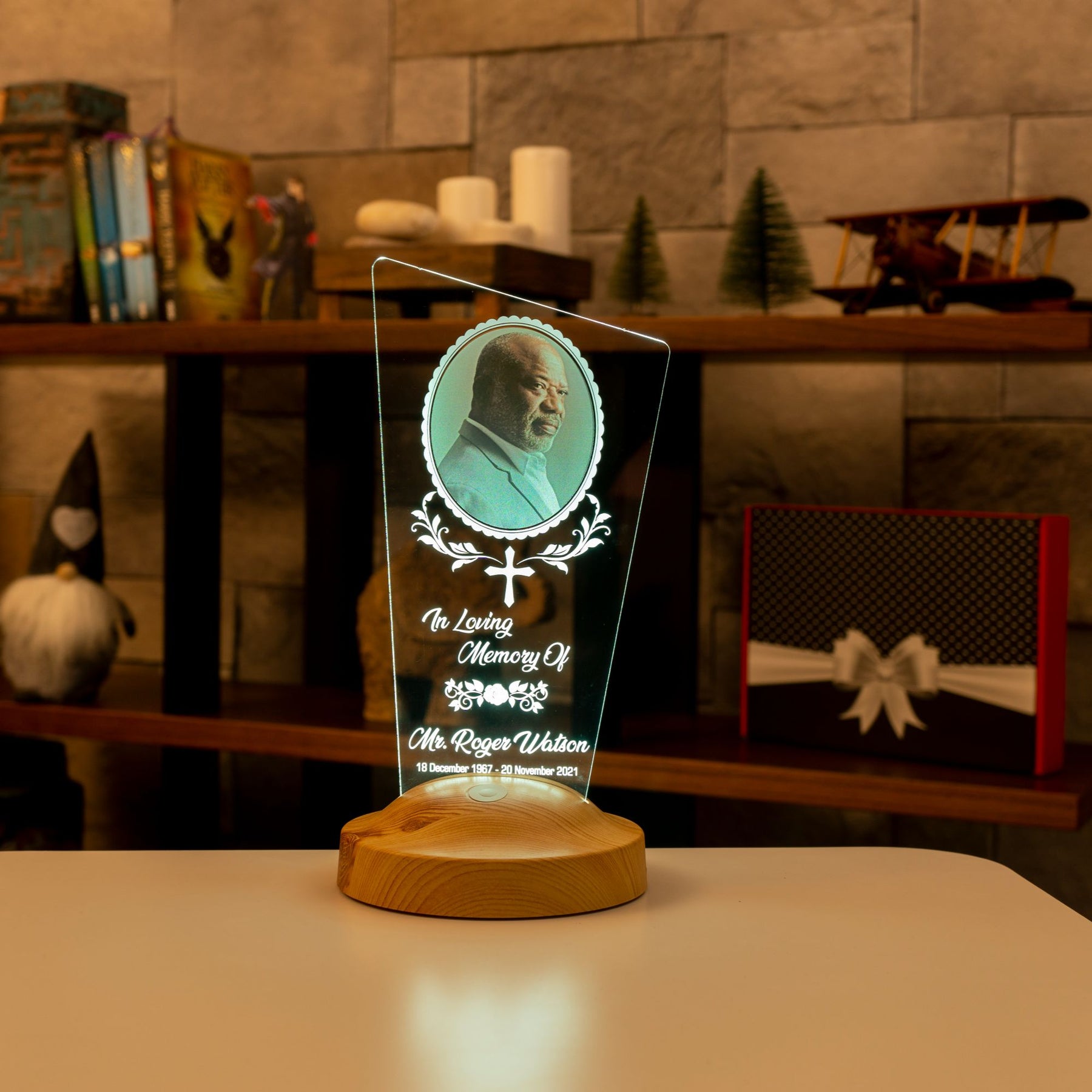 In liebevoller Erinnerung Erinnerungslicht Trauerfall Led Lampe