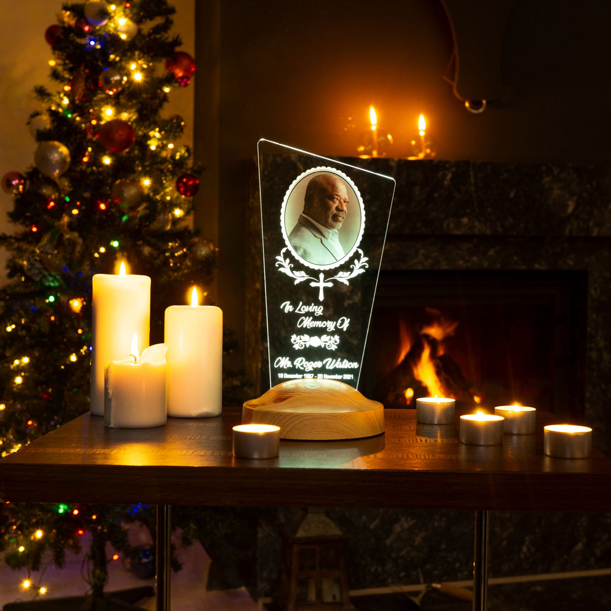 In liebevoller Erinnerung Erinnerungslicht Trauerfall Led Lampe