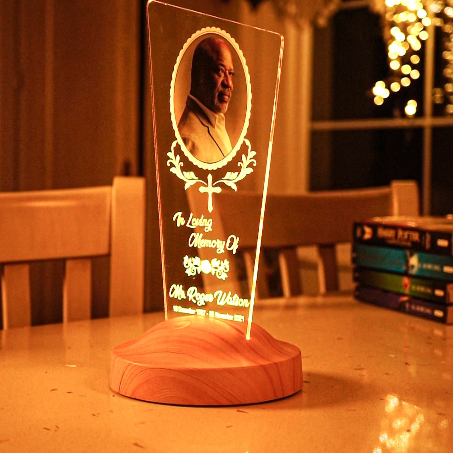 In liebevoller Erinnerung Erinnerungslicht Trauerfall Led Lampe