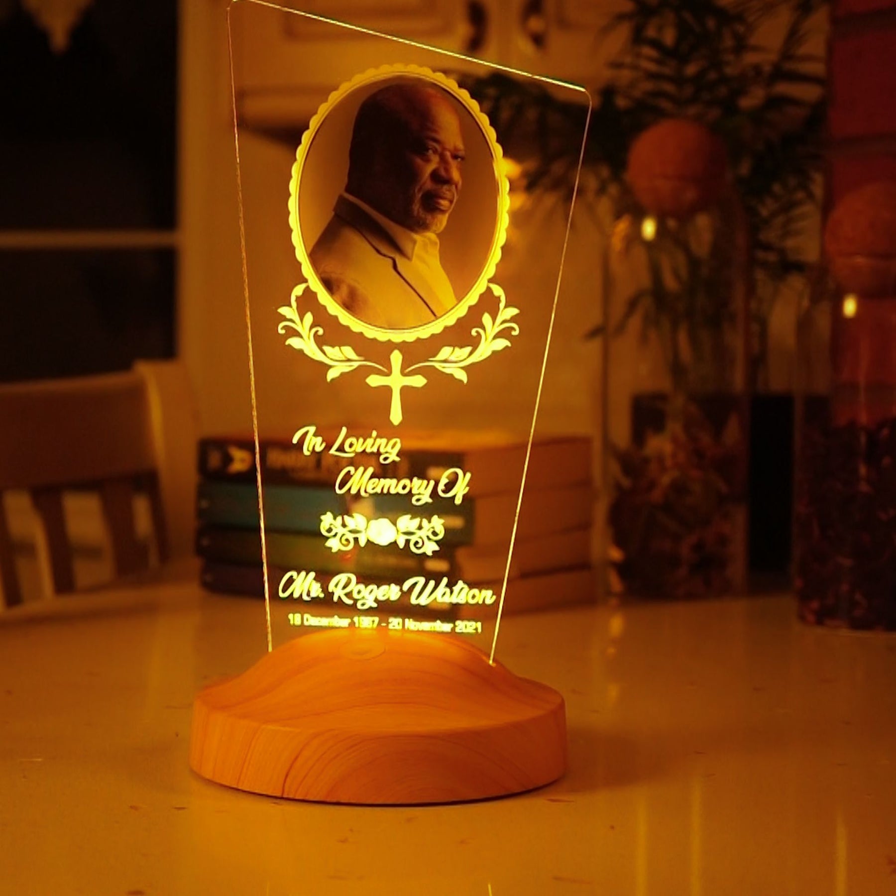In liebevoller Erinnerung Erinnerungslicht Trauerfall Led Lampe