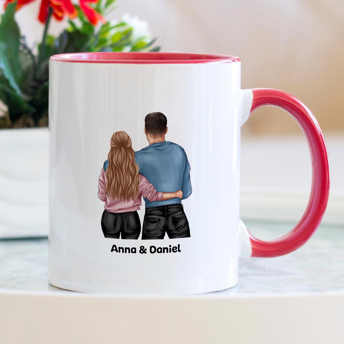 Kaffee Tasse personalisierbar, Clipart Tasarım anpassbares Geschenk 2 Seiten Keramik-Tasse
