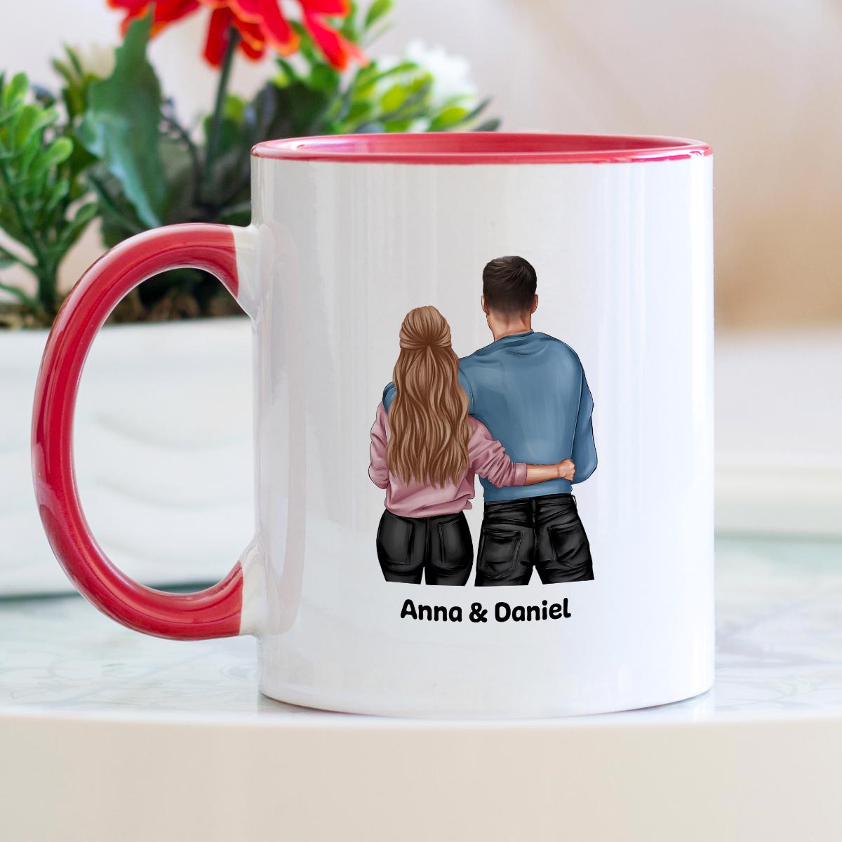 Kaffee Tasse personalisierbar, Clipart Tasarım anpassbares Geschenk 2 Seiten Keramik-Tasse