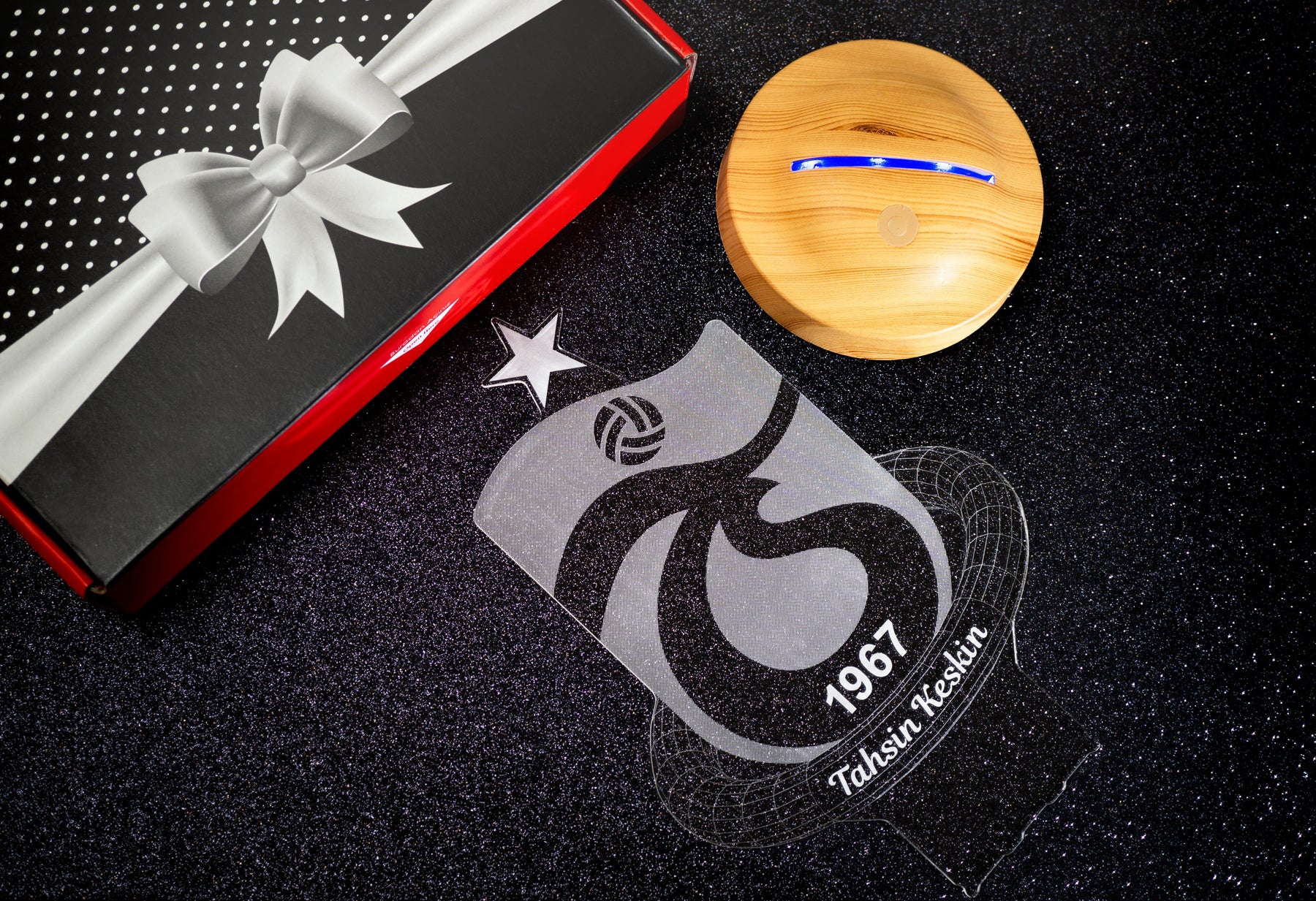 Trabzonspor Personalisierte Lampe mit Wunschtext