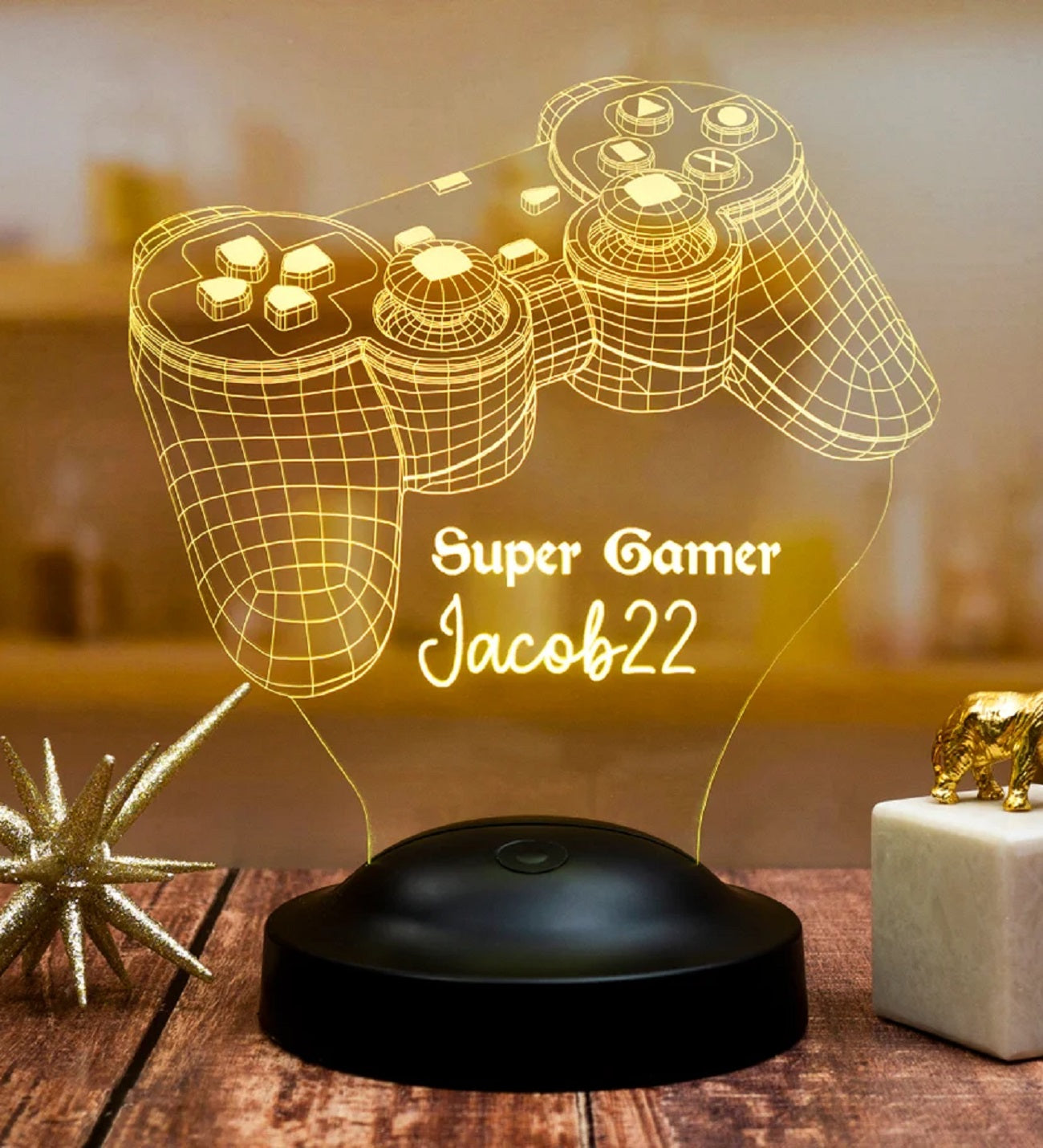 SPIELKONSOLE PERSONALISIERTE GESCHENKE MIT WUNSCHTEXT FÜR GAMER PS KONSOLE