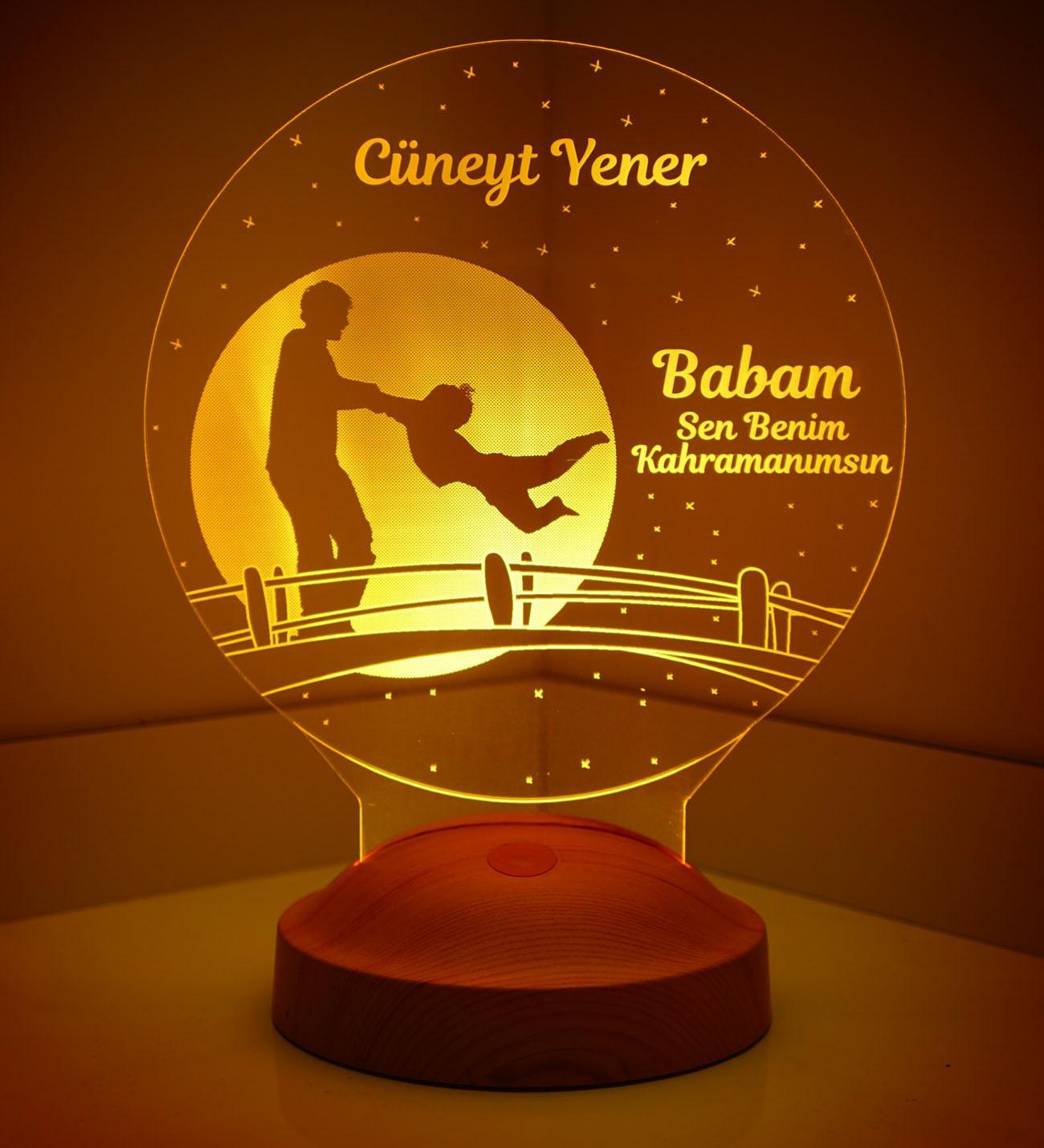 Geschenke für Papa Personalisierte Lampe