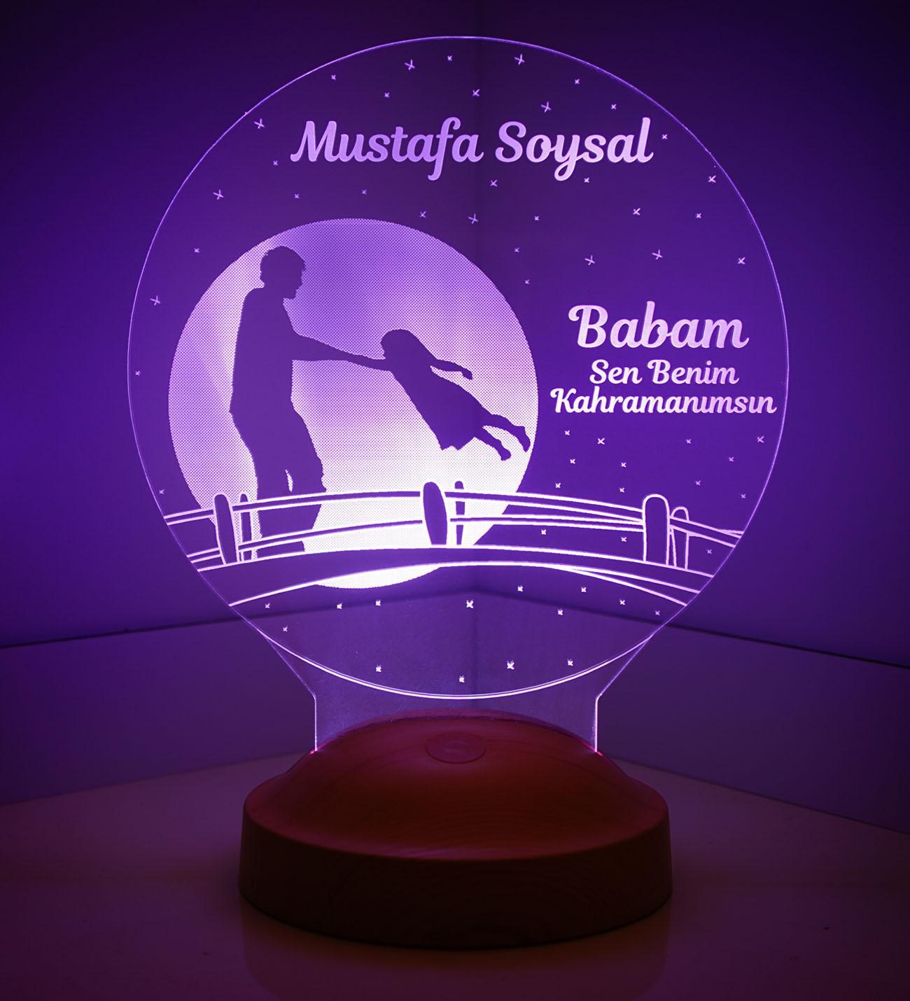 Geschenke für Papa Personalisierte Lampe