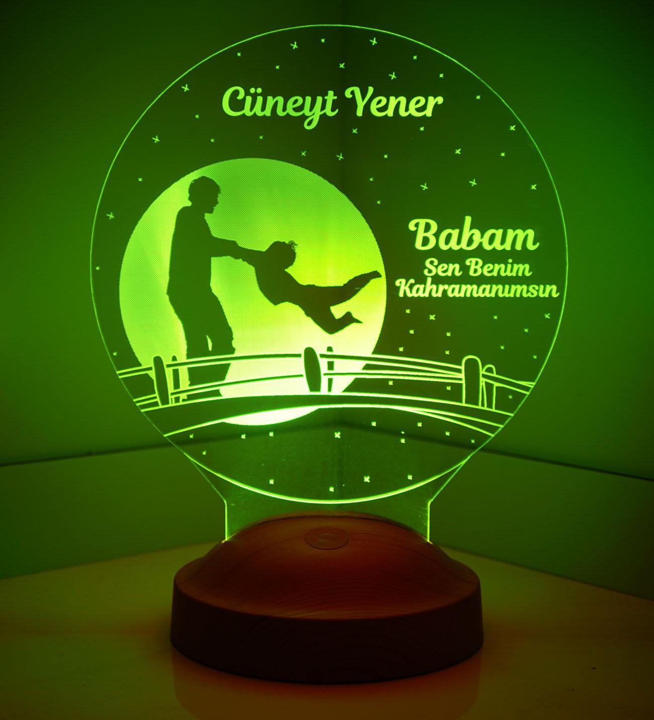 Geschenke für Papa Personalisierte Lampe