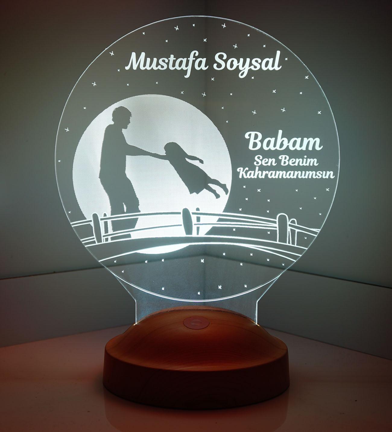 Geschenke für Papa Personalisierte Lampe