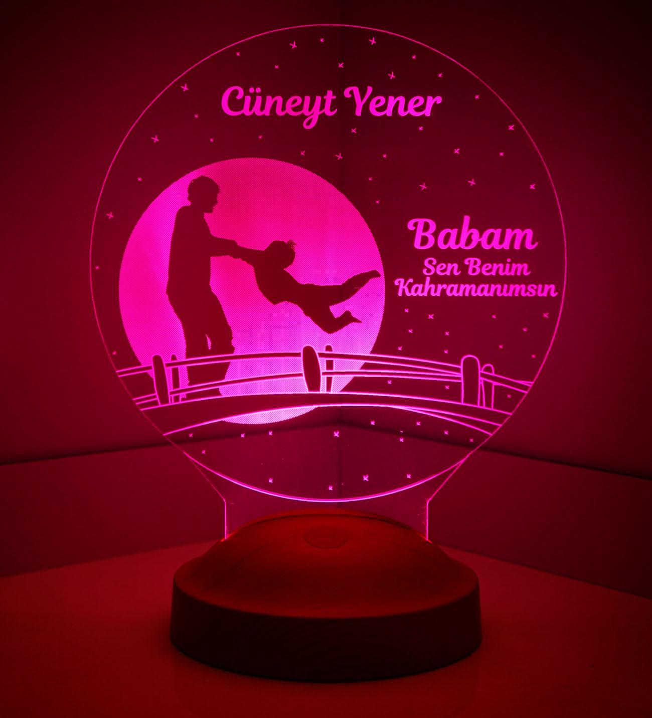 Geschenke für Papa Personalisierte Lampe