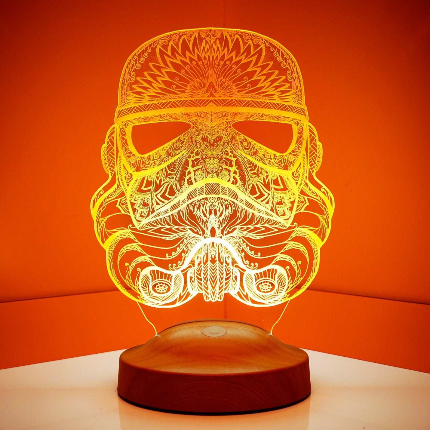 Stormtrooper Lampe 3D Vision LED Nachtlicht
