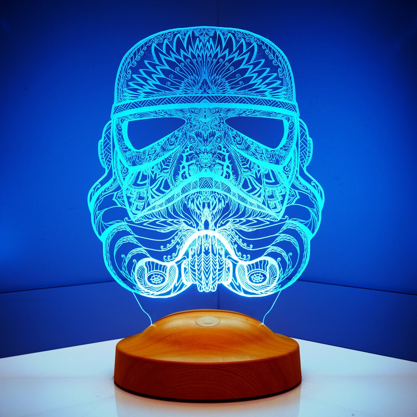 Stormtrooper Lampe 3D Vision LED Nachtlicht
