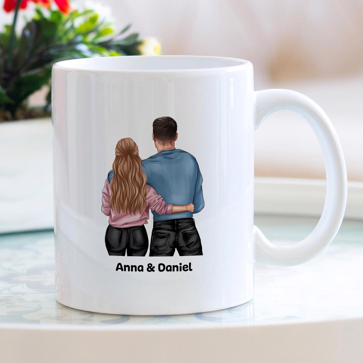 Kaffee Tasse personalisierbar, Clipart Tasarım anpassbares Geschenk 2 Seiten Keramik-Tasse