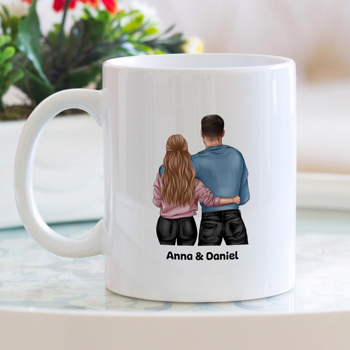 Kaffee Tasse personalisierbar, Clipart Tasarım anpassbares Geschenk 2 Seiten Keramik-Tasse