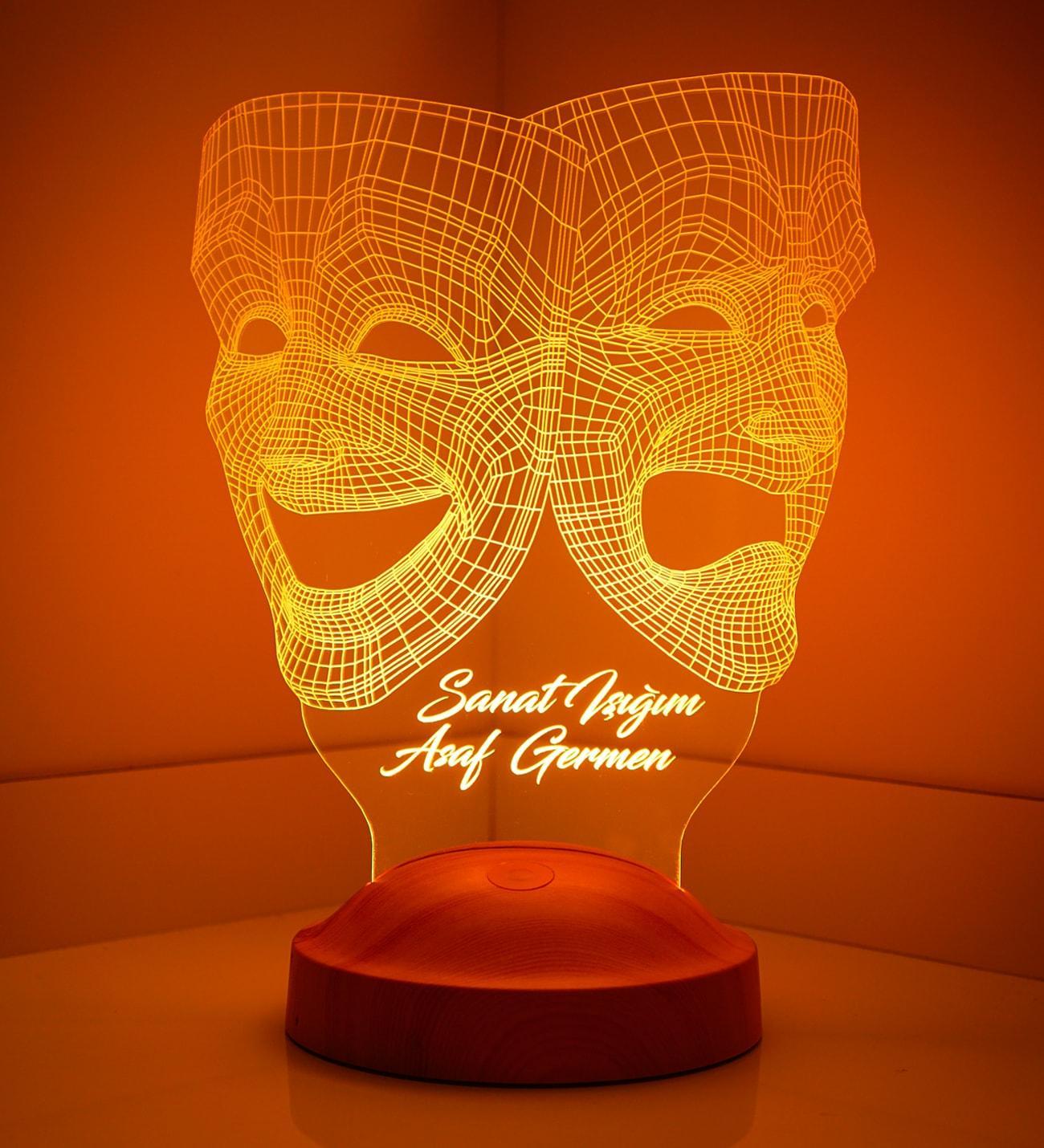 Die Socke und der Buskin Personalisierte Geschenke Lampe mit Wunschtext