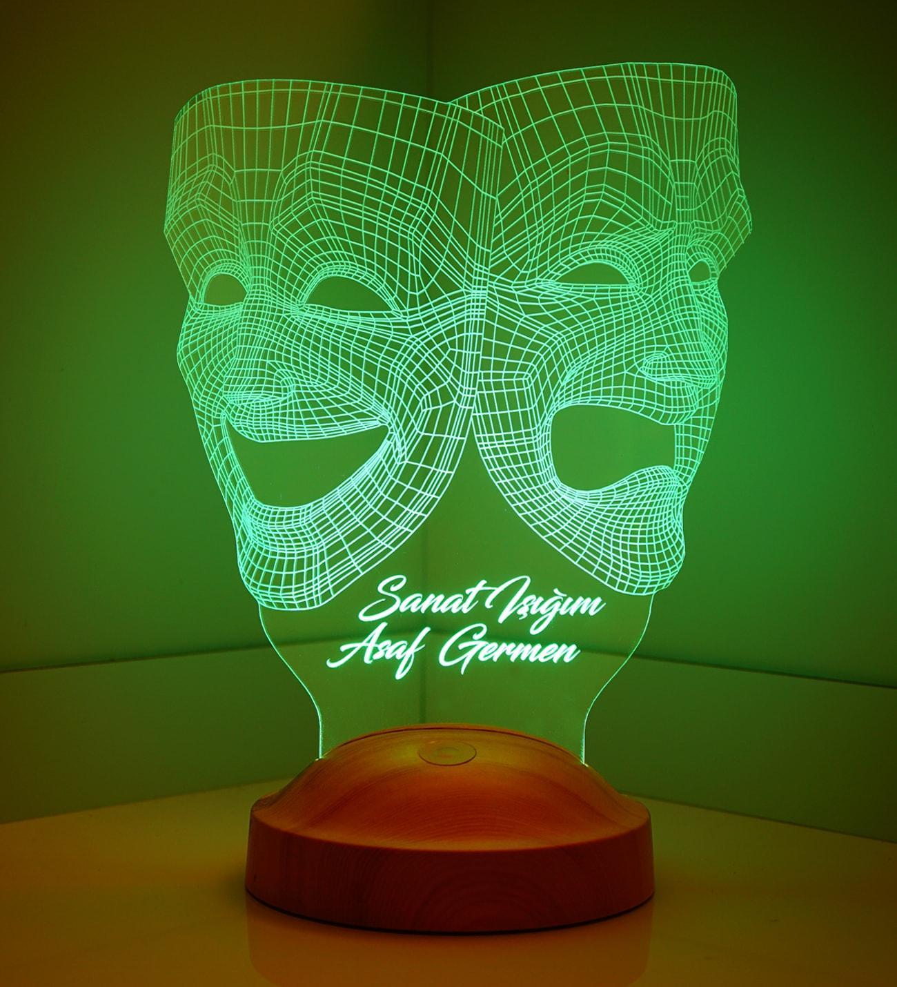 Die Socke und der Buskin Personalisierte Geschenke Lampe mit Wunschtext