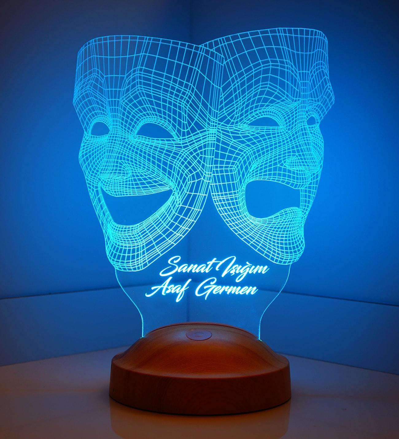 Die Socke und der Buskin Personalisierte Geschenke Lampe mit Wunschtext