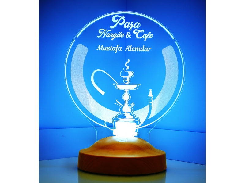 Personalisierte Geschenke Lampe mit Gravur Wunschtext