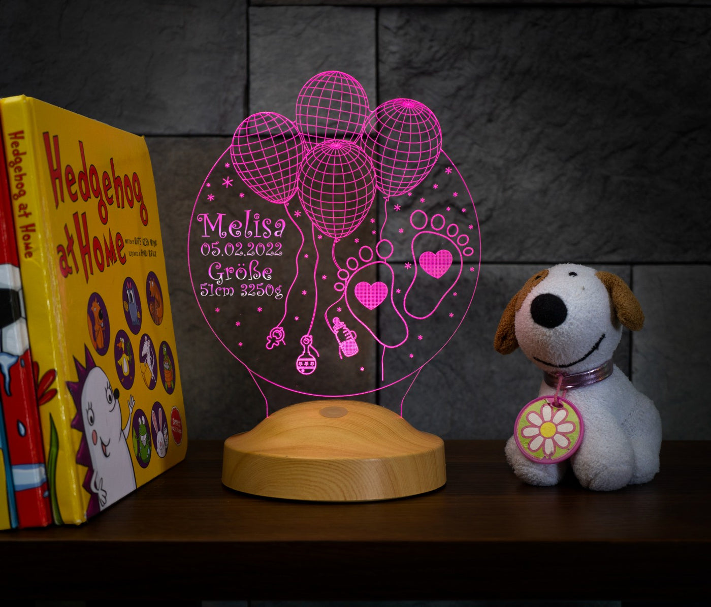 Personalisierte Lampe Baby