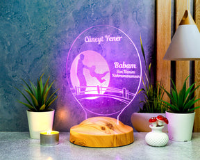 Geschenke für Papa Personalisierte Lampe