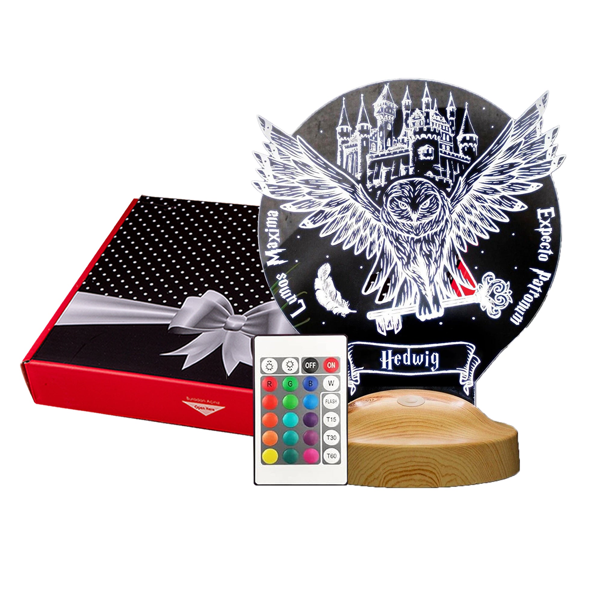 Personalisiertes Eishockey LED Nachtlicht - Mit Namensgravur | 16 Farben & Fernbedienung