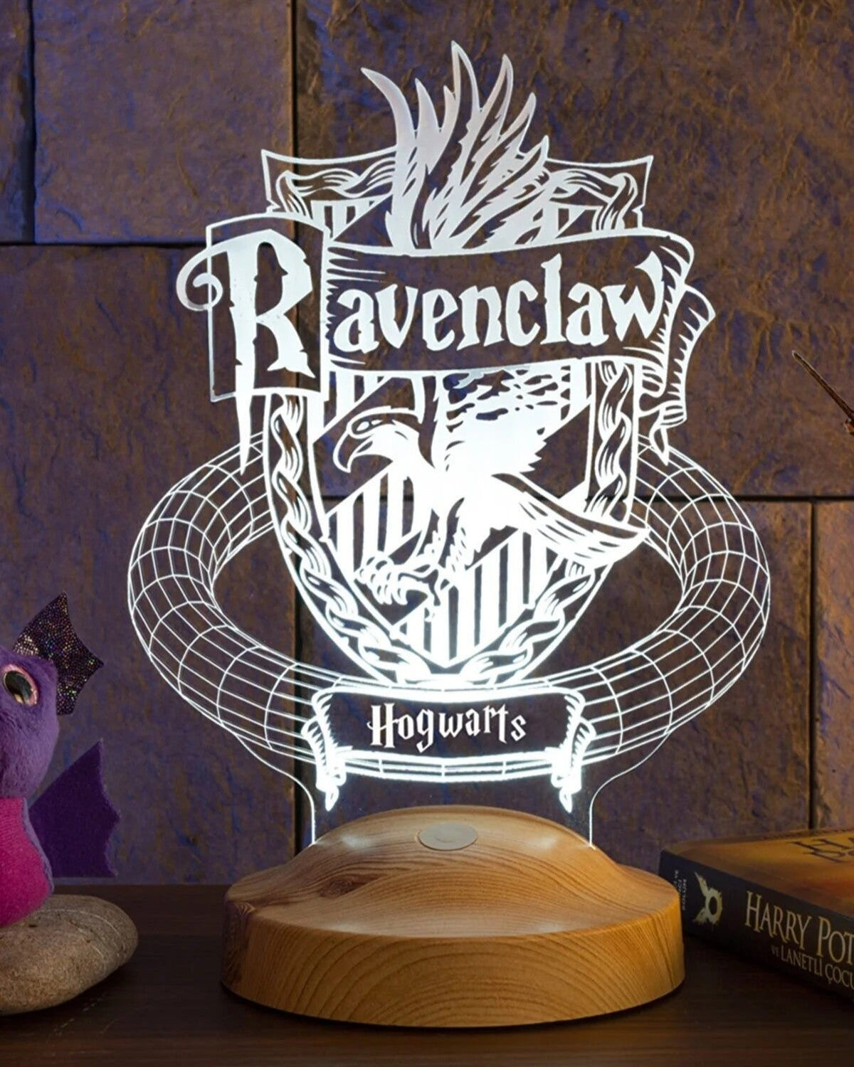 Ravenclaw  Personalisierte Harry Potter Hogwarts Geschenk Lampe & Geschenkbox