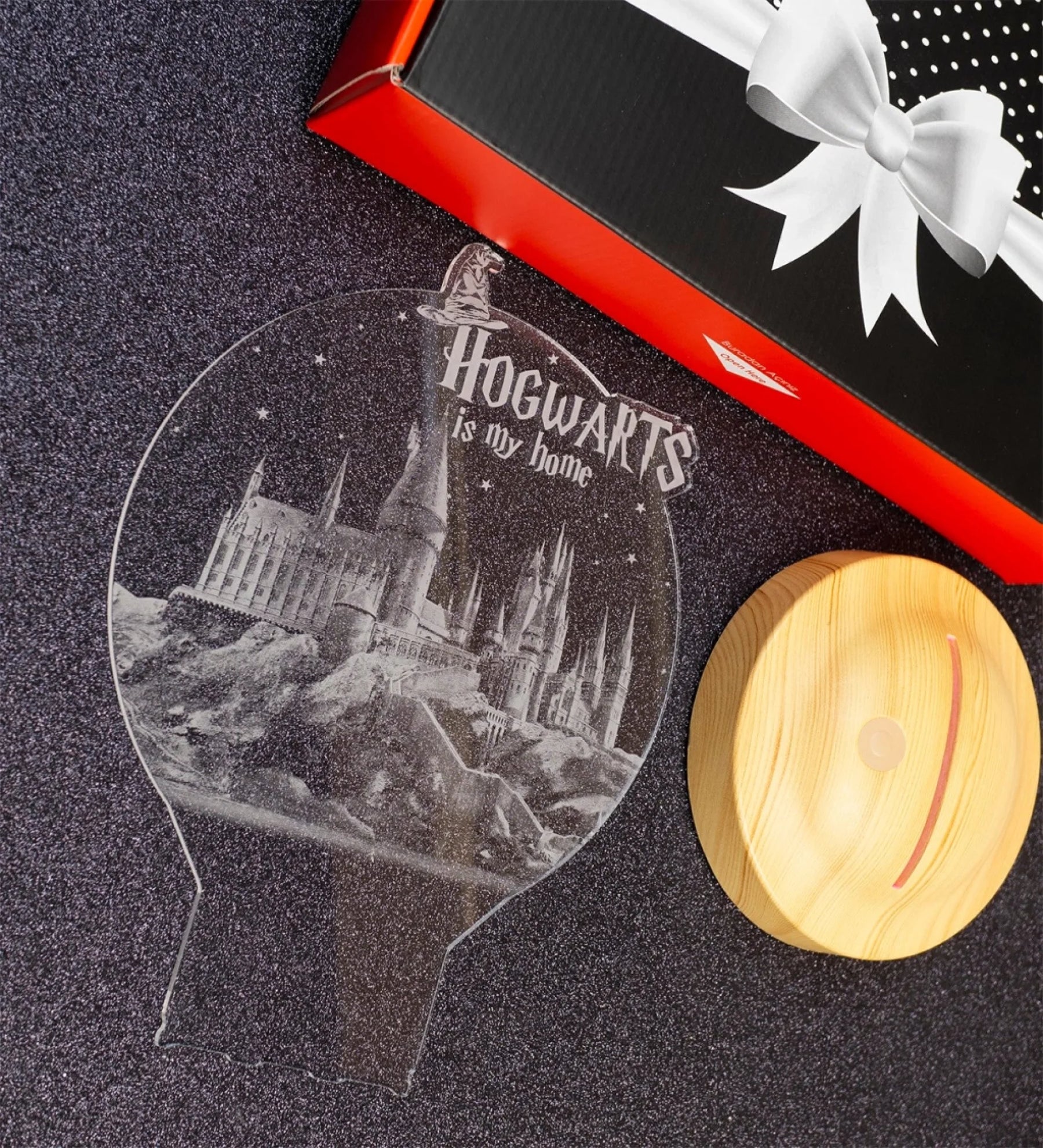 Hogwarts Personalisierte Geschenke Lampe mit Gravur (6)