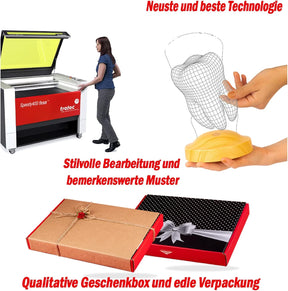 Zahn Geschenke 3D Led Lampe Abschiedsgeschenk für Arbeitskollegen
