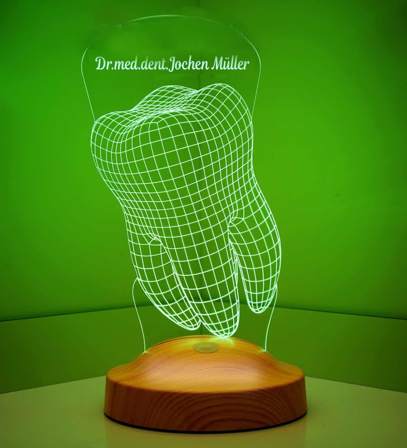 Zahn Geschenke 3D Led Lampe Abschiedsgeschenk für Arbeitskollegen