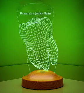 Zahn Geschenke 3D Led Lampe Abschiedsgeschenk für Arbeitskollegen