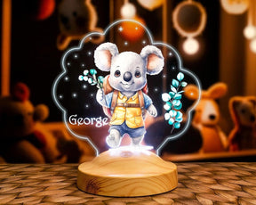 Personalisierte Baby-Koala Lampe – Nachtlicht mit Namen für Kinderzimmer