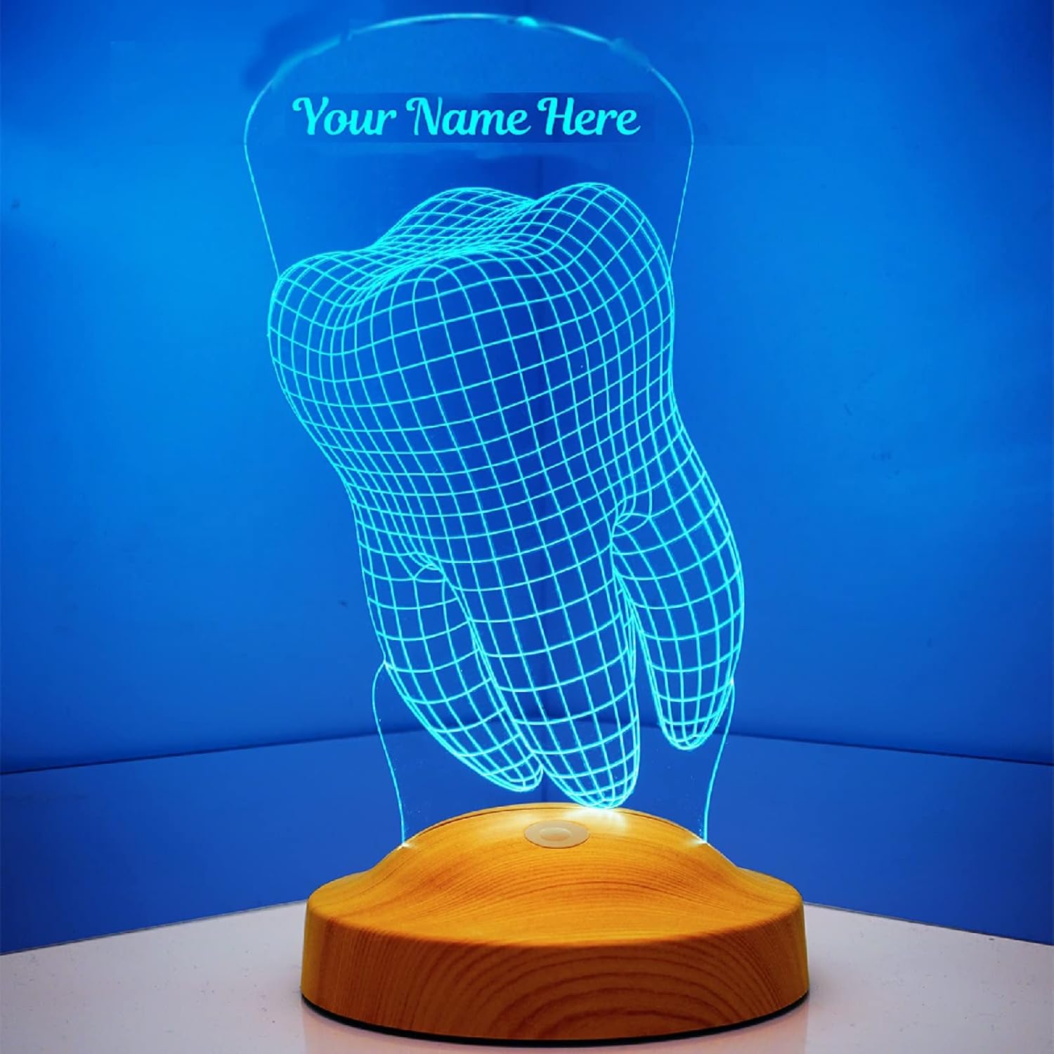 Zahn Geschenke 3D Led Lampe Abschiedsgeschenk für Arbeitskollegen