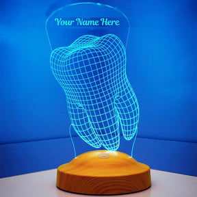 Zahn Geschenke 3D Led Lampe Abschiedsgeschenk für Arbeitskollegen