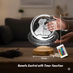 Tierarzt Personalisierte 3D Lampe, Geschenk Tierarzt