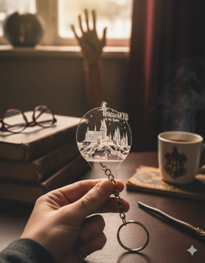 Mini-Schloss-Schlüsselanhänger Standard