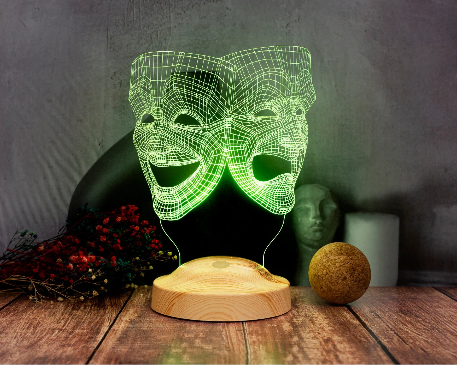 Die Socke und der Buskin Personalisierte Geschenke Lampe mit Wunschtext