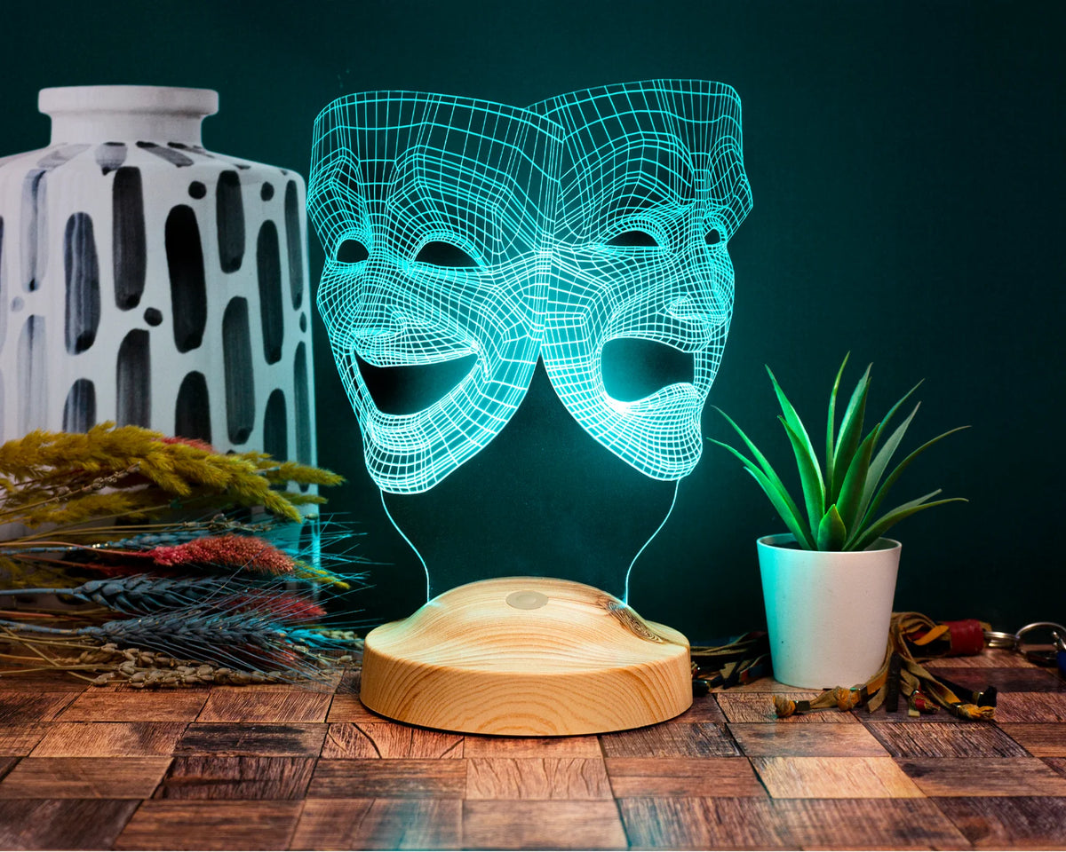 Die Socke und der Buskin Personalisierte Geschenke Lampe mit Wunschtext