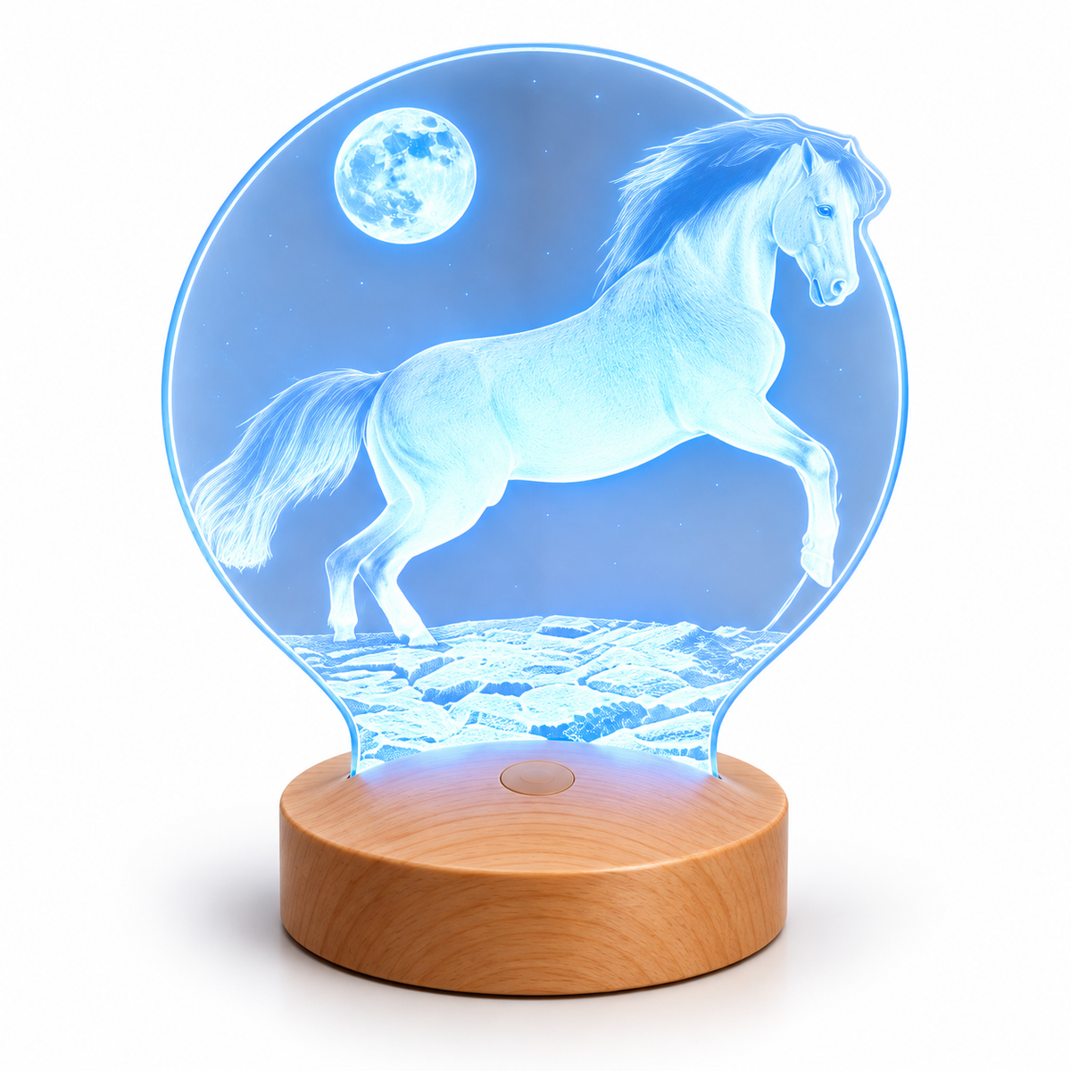Pferd LED Lampe Geschenk für Pferdeliebhaber Reitergeschenke