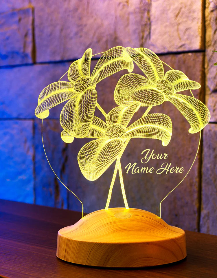Personalisierte LED Tiger Lampe – Dimmbar, Als Nachtlicht & Dekoration, Geschenk Für Tigerliebhaber, Warmes Licht