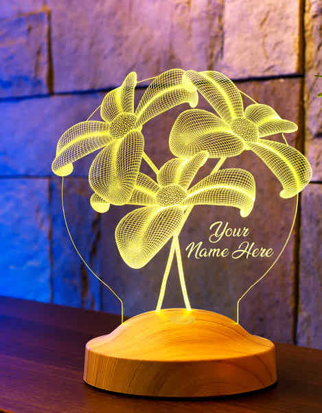 Personalisierte LED Tiger Lampe – Dimmbar, Als Nachtlicht & Dekoration, Geschenk Für Tigerliebhaber, Warmes Licht