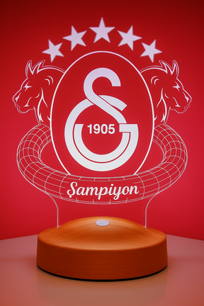 Galatasaray Personalisierte Lampe mit Wunschtext