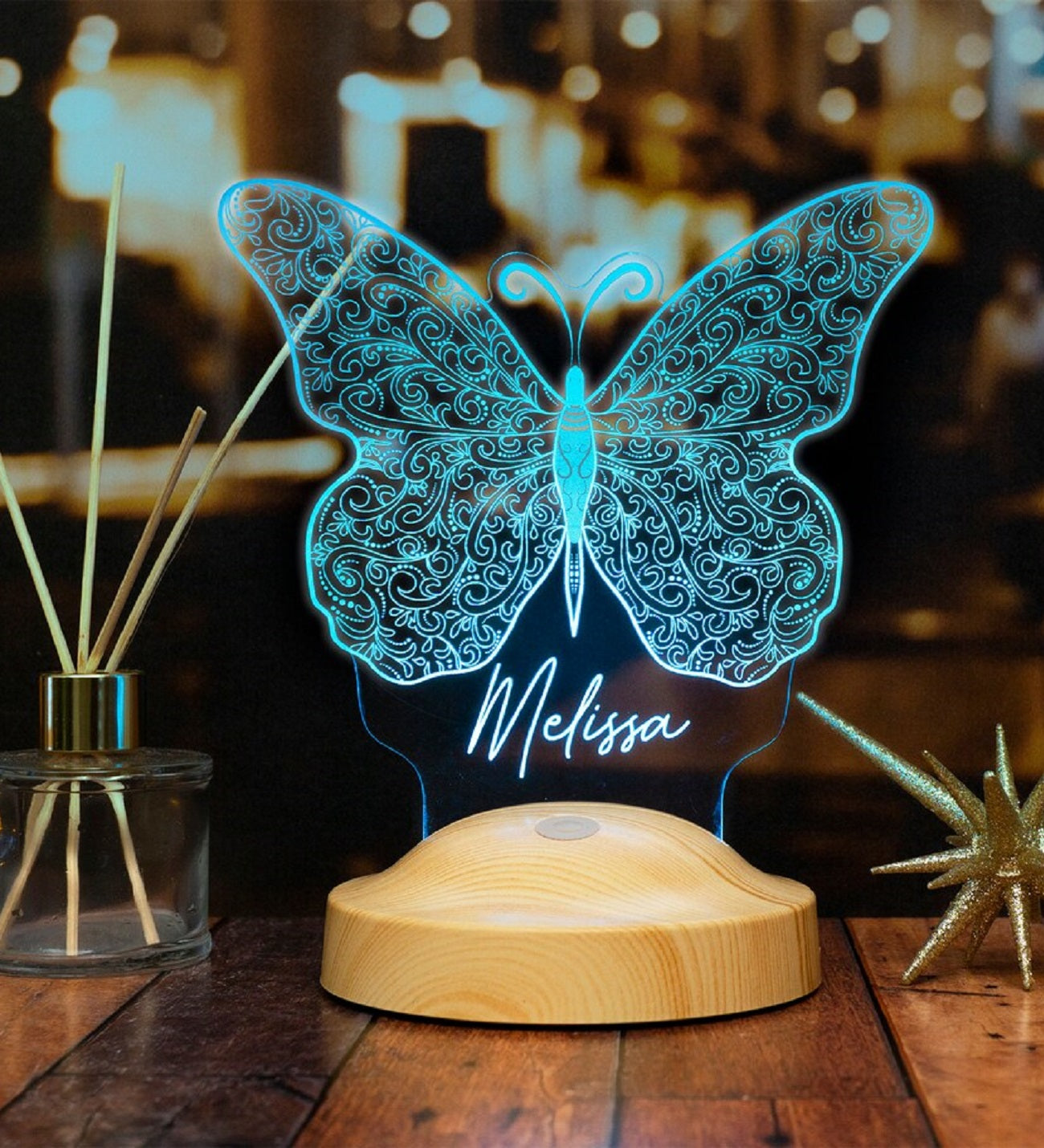 Schmetterlings-Nachtlicht, Schmetterling Led-Lampe