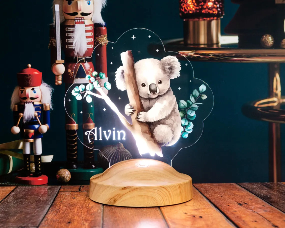 Personalisierte Koala LED Lampe – Das perfekte Geschenk für Jungen & Mädchen