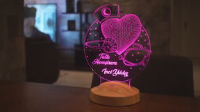 Geschenk für Berufs Einsteiger Krankenschwestern Personalisierte Lampe