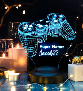 SPIELKONSOLE PERSONALISIERTE GESCHENKE MIT WUNSCHTEXT FÜR GAMER PS KONSOLE